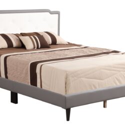Deb - Full Bed Upholstered For Cozy Sleep - Gray