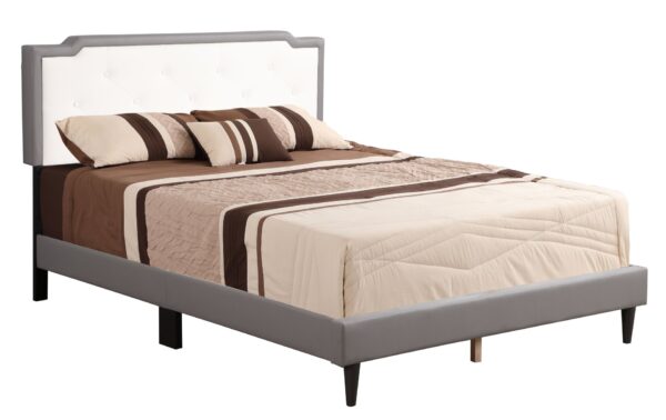 Deb - Full Bed Upholstered For Cozy Sleep - Gray