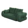 Human Dog Bed, Lazy Sofa Couch, Multifunctional Foldable Sofa Bed, 3 In 1 Teddy Fabric Sleeper Sofa Bed For Living Room Guest Bed, Playroom - Green - Image 17