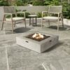 Outdoor Fire Pit Table - Natural / White - Image 6