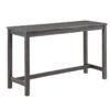 Oriana - 4 Piece Counter Height Pub Table Set With Tufted Stools - Gray - Image 2