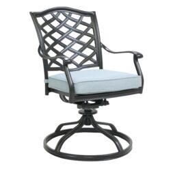Dining Swivel Chair (Set of 2) - Light Blue