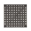 Outdoor Square Side Table With X Shaped Iron Frame - Black - Image 9