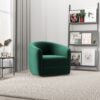 Elise - Mid-Century Modern Swivel Chair - Dark Green - Image 13