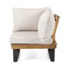 Sebastian - Corner Chair, Coffee Table - Beige - Image 5