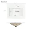 Wall Mounted Bathroom Vanity With 2 Drawers, Ideal For Small Bathrooms - Green - Image 9