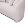 Mason - Mid-Century Modern Luxury Tight Back Curvy Couch - White - Image 7