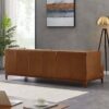Mara - Tufted Sofa - Cognac / Tan - Image 5