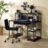 Amiel - All Purpose Writing Desk - Black - Image 7