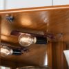6 Shelf Corner Curio Display Cabinet With Lights, Mirrors And Adjustable Shelves (E26 Light Bulb Not Included) - Oak - Image 11