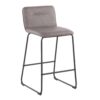 Casper - Fixed Height Contemporary Counter Stool (Set of 2) - Black / Gray - Image 2