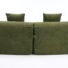 4 Seater Sofa With Chenille Fabric, 30D, 60 Hardness Full Sponge, 4 Pillow For Living Room, Home Furniture Sleeper Sectional Sofa For Apartment - Green - Image 8