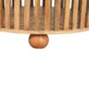 Slatted Round Coffee Table - Beige - Image 8