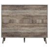 4 Door Shoe Rack, Freestanding Modern Shoe Storage Cabinet, For Entryway - Dark Gray - Image 11