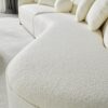 Elijah - Japandi Curvy Sectional Sofa - Beige - Image 8
