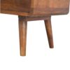 Curved Media Unit - Chestnut - Image 7