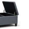 Harrison - Coffee Table Storage Ottoman - Stone Gray - Image 4