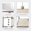Cat Climbing Frame, Cat Tree, Modern Cat Tower, Multi-Level Cat Condo With 1 Caves, 2 Scratching Posts, Perch, For Indoor Cats - White / Vintage - Image 8