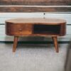 Mini Chesnut Wave Coffee Table - Chestnut - Image 10