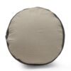Diamond - Handcrafted Fabric Cylindrical Pouf - Dawn Gray - Image 4