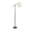 Casper - Contemporary Floor Lamp - Oil Bronze / Natural - Image 4