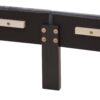 Velvet Button Tufted-Upholstered Bed With Wings Design Strong Wood Slat Support Queen Platform Bed - Gray - Image 13