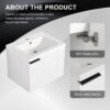 Modern Bathroom Vanity Sink Combo For Small Spaces - White - Image 8
