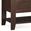 Acadian - Entryway Storage Bench With Shelf - Brown - Image 8
