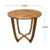 Outdoor Dining Set With Coffee Table And 2 Chairs - Teak - Image 10