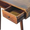 Curved Writing Desk - Chestnut - Image 8