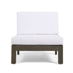Oana - Armless Chair - White