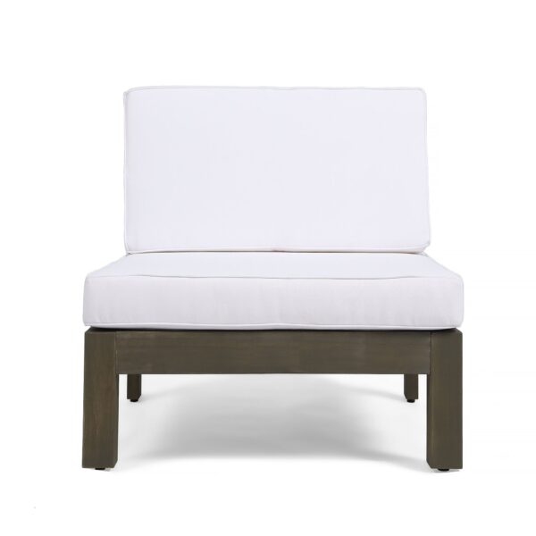 Oana - Armless Chair - White