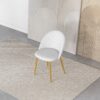 Marion - Mid-Century Modern Dining Chair (Set of 2) - Gold / White - Image 13
