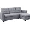 Avery - Sleeper Sectional Sofa With Reversible Storage Chaise - Light Gray - Image 2