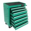 7 Drawers Multifunctional Tool Cart & Wheels - Green - Image 6