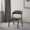 Enzo - Dining Chair (Set of 2) - Black / Brown - Image 12