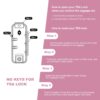 3 Piece Luggage Sets Lightweight Suitcase With Two Hooks, Spinner Wheels, Tsa Lock, (20/24/28) - Pink - Image 13