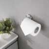 Bathroom Set 4 Pack With Towel Bar Racks, Toilet Paper Holder, Ring, Hook, Stainless Steel - Brushed Nickel - Image 7
