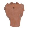 7X5.5X9" Visage Head Bust Planter, Home Wall Planter - Brown - Image 6