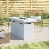 Reinforced - Propane Outdoor Fire Pit Table - Natural / White - Image 5