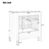 Vintage Style 30" Bathroom Vanity With Sink, Multi Functional Storage - Dark Green - Image 11