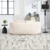 Bean Bag Sofa Lazy Sofa Comfort Lounger High Back Chair For Adults And Kids, Indoor & Outdoor - Beige - Image 10