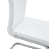 (Set of 4) Material Bow Shaped Chairs Adding Fashion To Minimalist And Contemporary Home Styles - White - Image 12