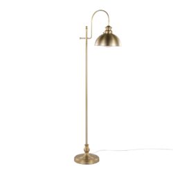 Emery - Contemporary Metal Floor Lamp - Gold