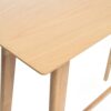 Bar Height Dining Table With Splayed Legs And Elongated Rectangular Top - Natural - Image 7