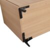 30" Bathroom Vanity Base With Basin And Storage Cabinet - Oak - Image 17