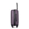 20" Carry On Luggage Lightweight Suitcase, Spinner Wheels - Purple - Image 7