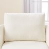 360° Swivel Chair With Upholstered Curved Design - Beige - Image 20