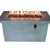 Propane / Gas Outdoor Fire Pit Table Durable Construction - Gray - Image 2