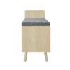2 Door Shoe Cabinet With 1 Drawer, Freestanding Modern Shoe Storage Cabinet, For Entryway - Natural - Image 12